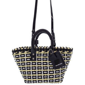 BALENCIAGA Bistro XS Basket Strap Bag